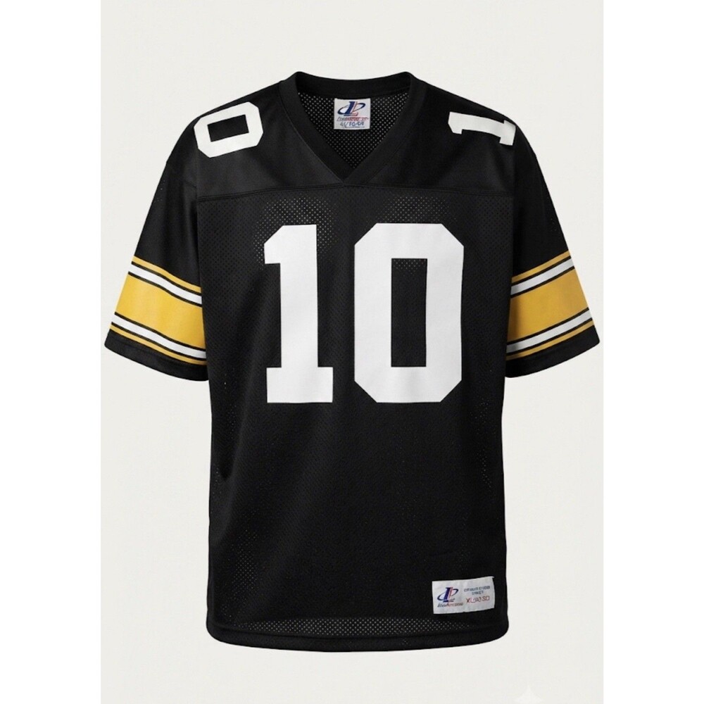 VTG Pittsburgh Steelers KORDELL STEWART #10 XL 50-52 Jersey Black Logo Athletic